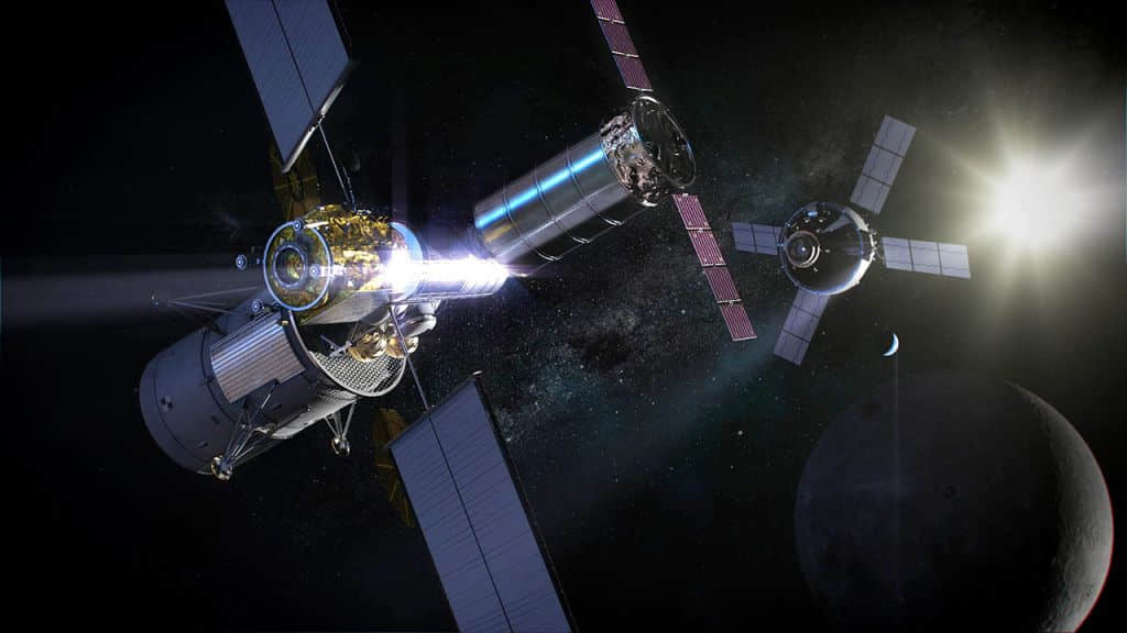 NASA月球空间站概念图:SpaceX等五家公司参与
