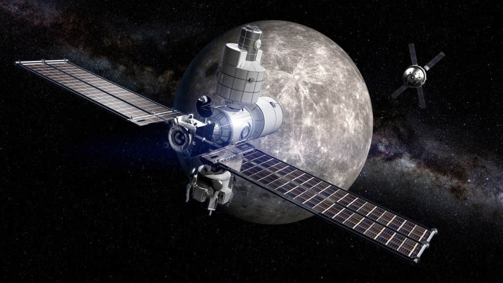 NASA月球空间站概念图:SpaceX等五家公司参与