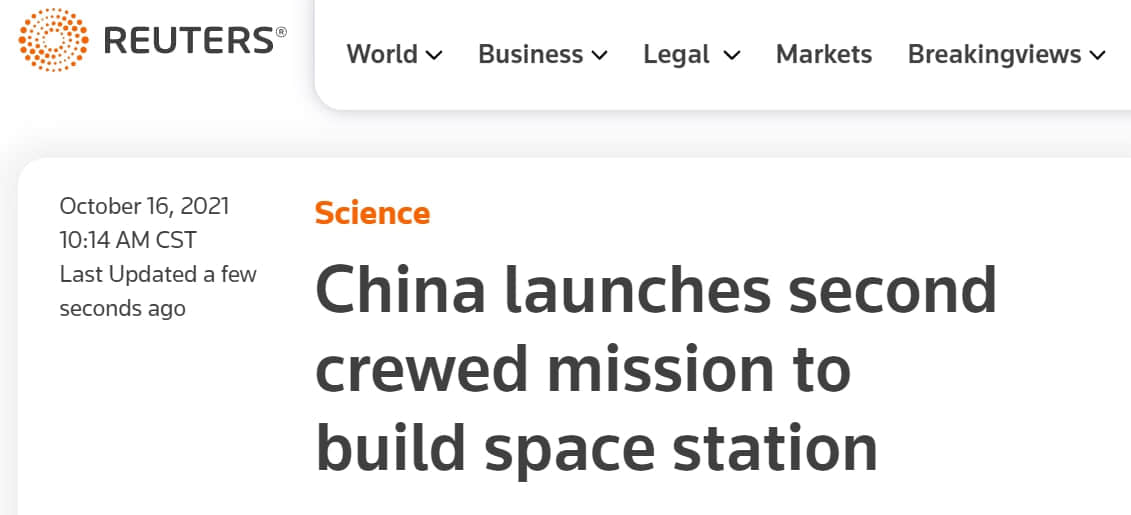 现在,世界应从神舟十三的高度给中国人的劳动估价了