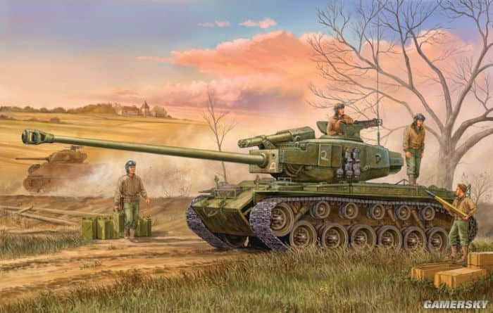 讲武堂:姗姗来迟的动物猎手,美国M26“潘兴”坦克