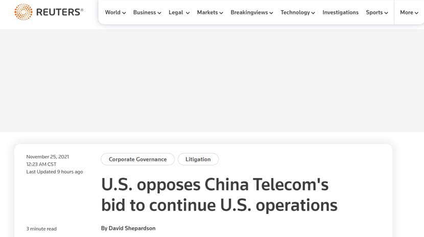 无理打压！中国电信要求美国法院撤回FCC撤销令后，外媒：FCC请求上诉法院驳回