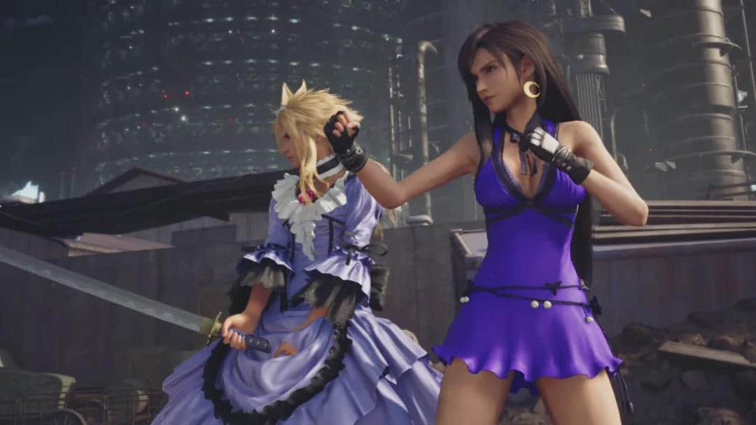 FF7重制版登陆PC一星期,克劳德就穿上女装战斗了