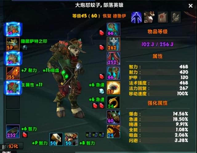 魔兽世界9.15:奶德法师塔配装及流程细节分享