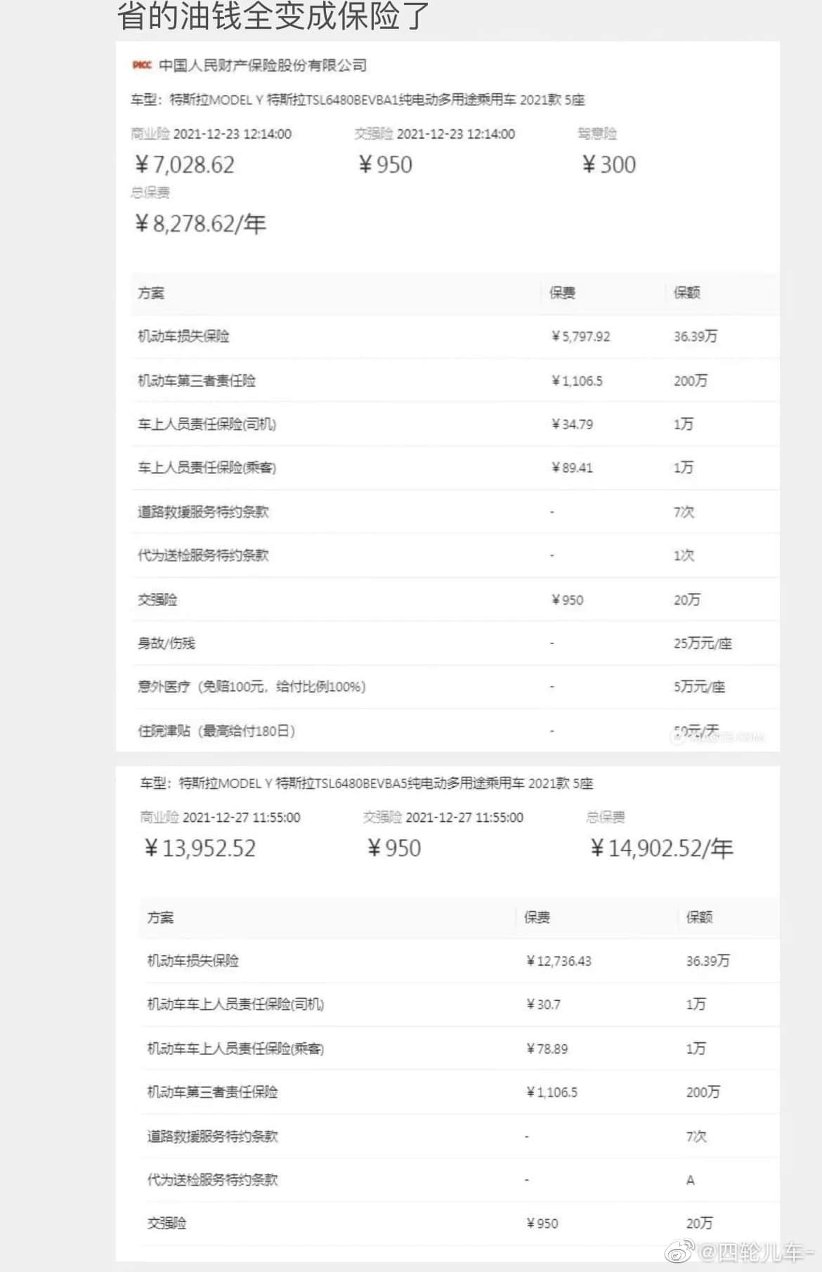保费暴涨80%?特斯拉回应:全国平均涨幅约10%