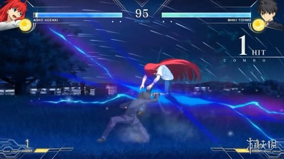 《月姬格斗:Type Lumina》苍崎青子VS远野志贵演示