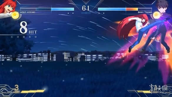 《月姬格斗:Type Lumina》苍崎青子VS远野志贵演示