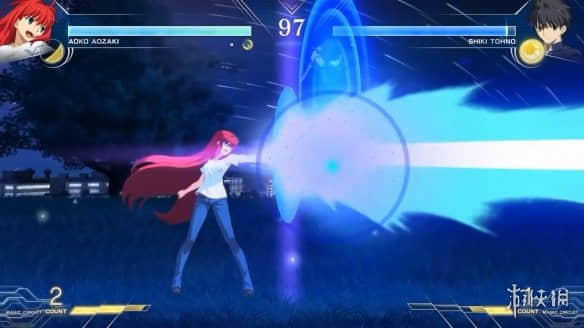 《月姬格斗:Type Lumina》苍崎青子VS远野志贵演示