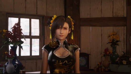 《FF7RE》蒂法中国龙礼服MOD 贴身礼服凸显好身材
