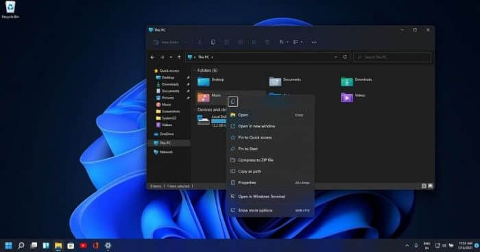 微软正修复Windows 11右键菜单性能问题