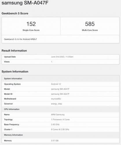 三星 Galaxy A04 手机通过 Wi-Fi 联盟认证，Galaxy A04s 手机已曝光