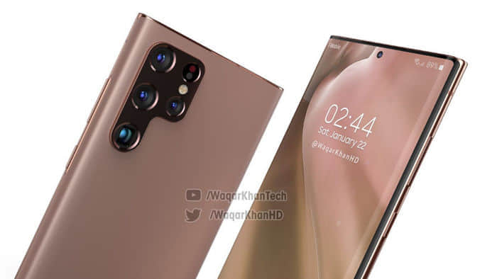 三星Galaxy S22 Ultra最新渲染图曝光：外观硬朗