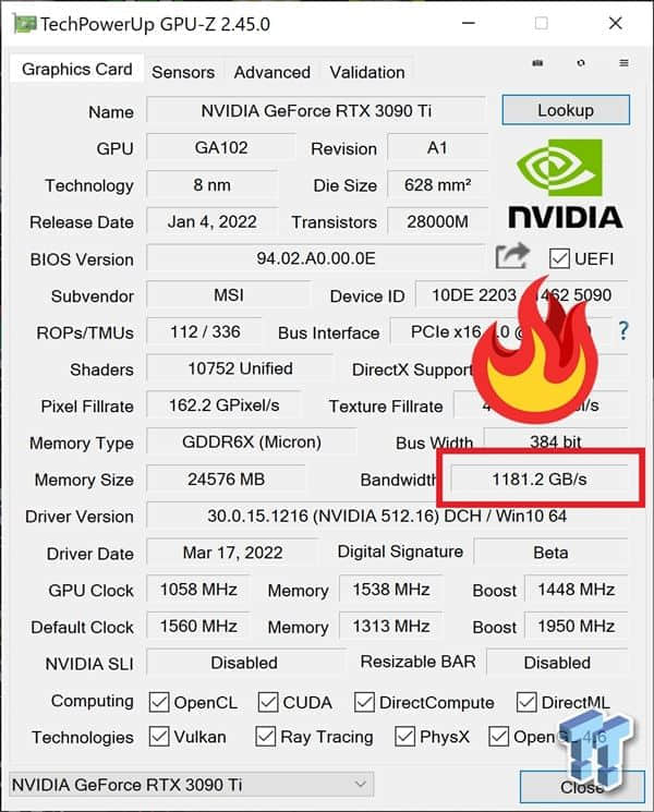 NVIDIA RTX 3090 Ti显存超频24GHz：挖矿性能暴涨25％