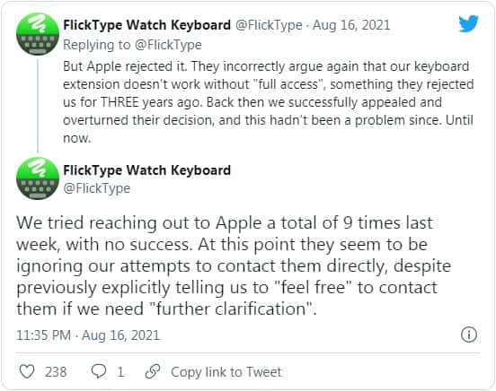 不堪忍受App Store审核折磨 FlickType输入法宣布停更