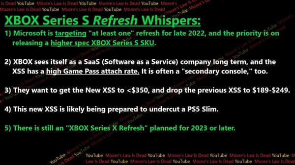 Xbox Series S明年底升级：6nm APU解锁隐藏核心