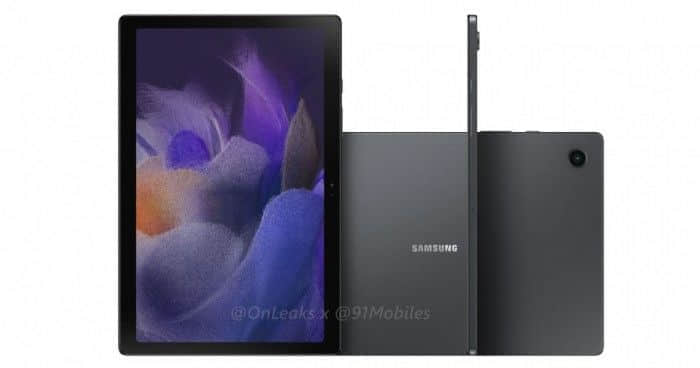 三星Galaxy Tab A8 10.5（2021年）规格和渲染图曝光