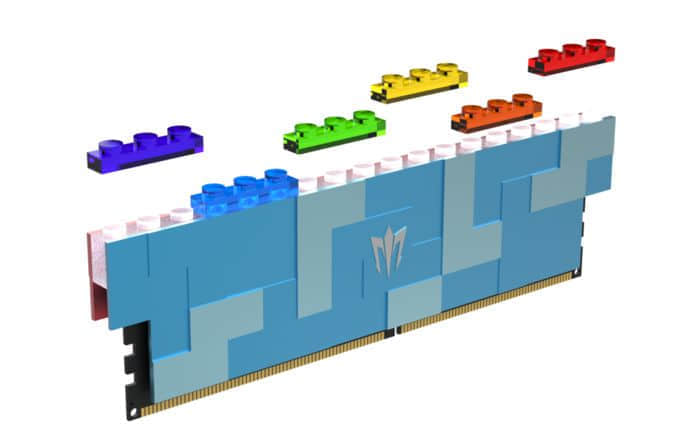 影驰预热 GAMER RGB DDR5 内存：顶部可 DIY 积木
