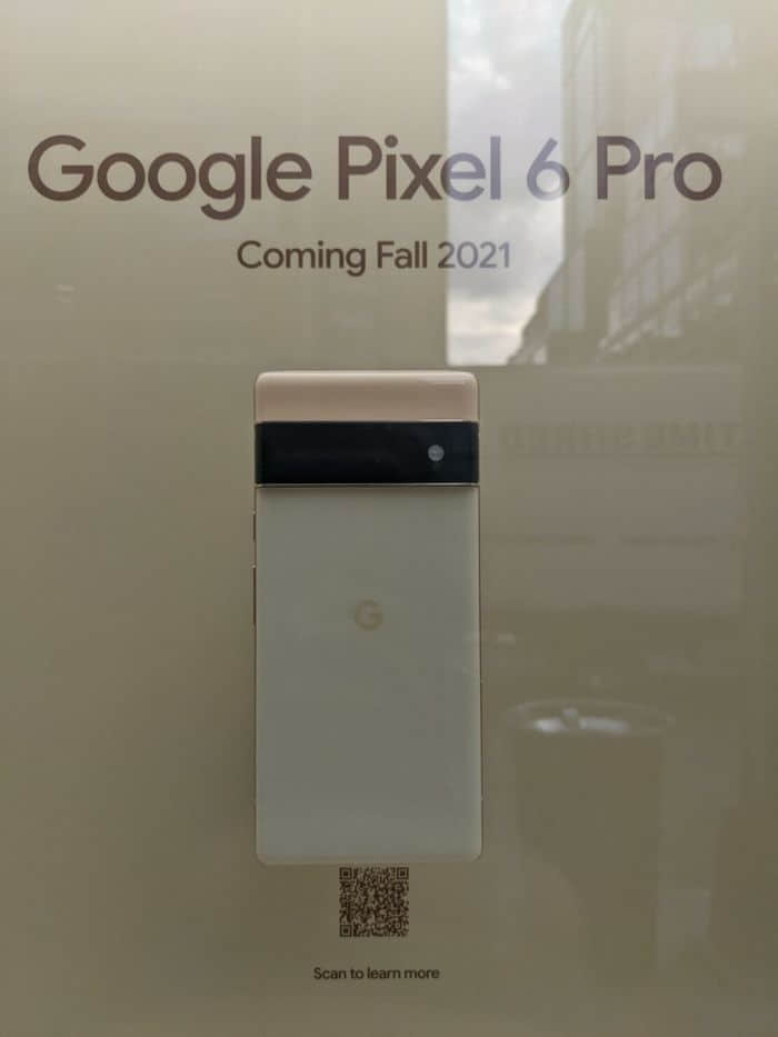 Pixel 6和Pixel 6 Pro在Google纽约店展出 不许把玩