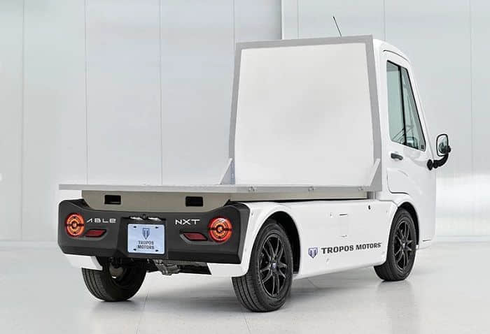 Tropos Motors推出紧凑型电动货车：主打城市货运