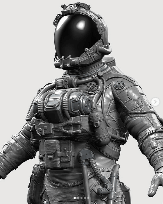 《星空》两套宇航服造型泄露 护镜反光科技感十足