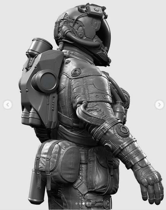 《星空》两套宇航服造型泄露 护镜反光科技感十足