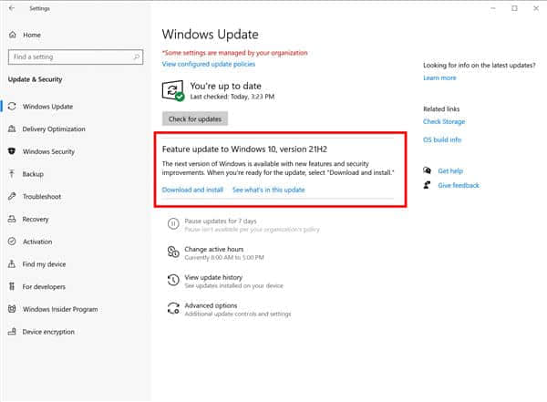 Win10 2021十一月更新官宣！21H2敲定19044.1288