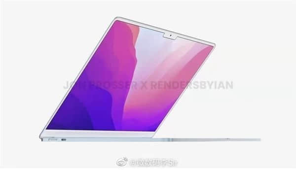 有望升级M2自研芯片！新MacBook Air渲染图曝光