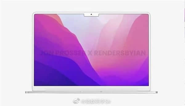 有望升级M2自研芯片！新MacBook Air渲染图曝光