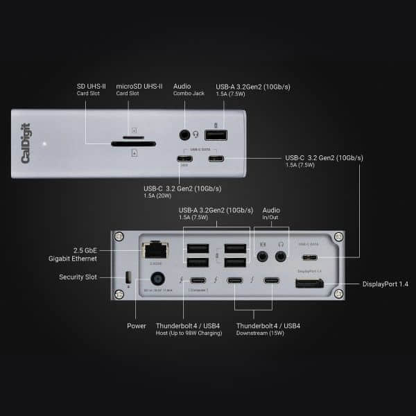 CalDigit推出Thunderbolt Station 4雷电扩展坞 拥有多达18个端口