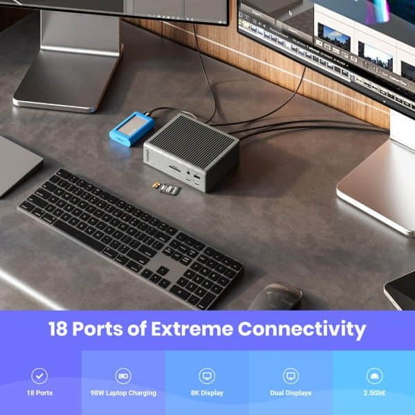 CalDigit推出Thunderbolt Station 4雷电扩展坞 拥有多达18个端口