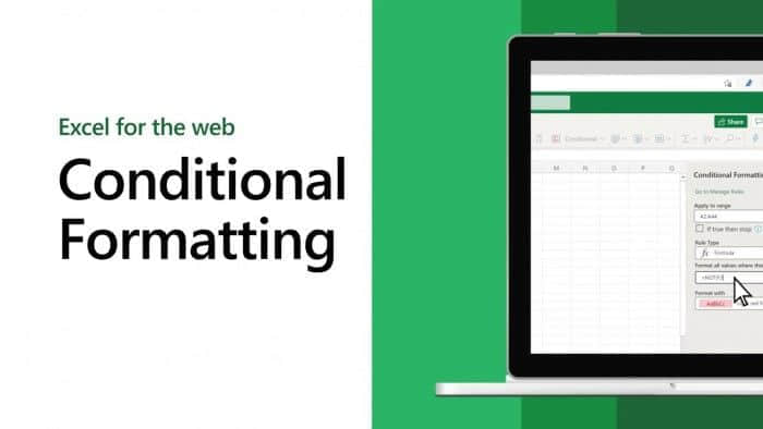 微软为Excel for Web带来“条件格式设置”新体验