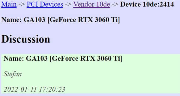 RTX 3060 Ti新版首曝：GA103核心、几个月没到货了
