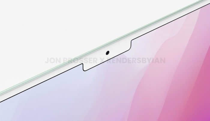 新的MacBook Air渲染图展示未来的薄机身以及显示屏刘海