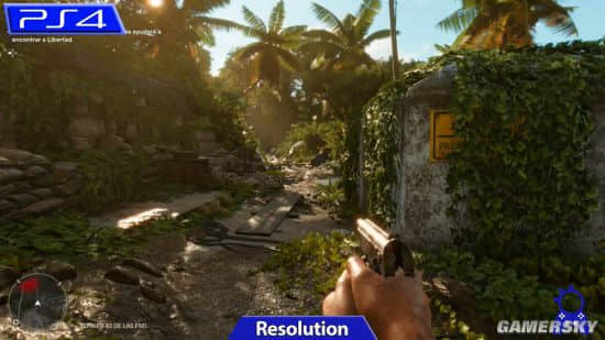 《孤岛惊魂6》PS4、PS4 pro、PS5索尼三平台画面对比 表现优化都不错