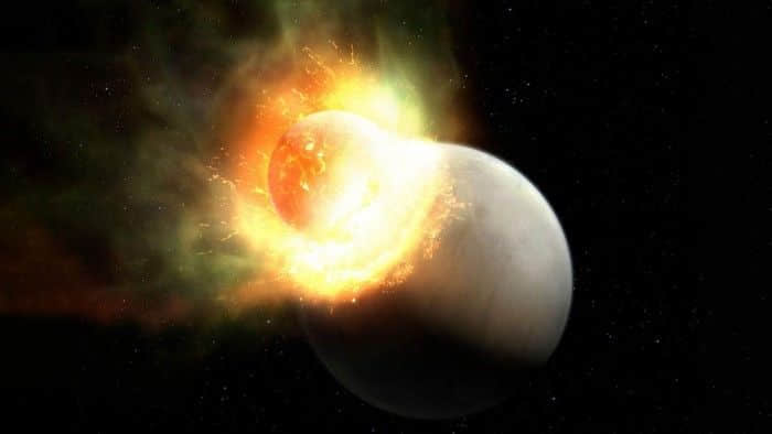研究人员发现一颗行星在遭受巨大撞击后失去大气层