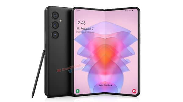 首款7.56英寸骁龙8真全面屏！三星Galaxy Z Fold4工业设计首曝光