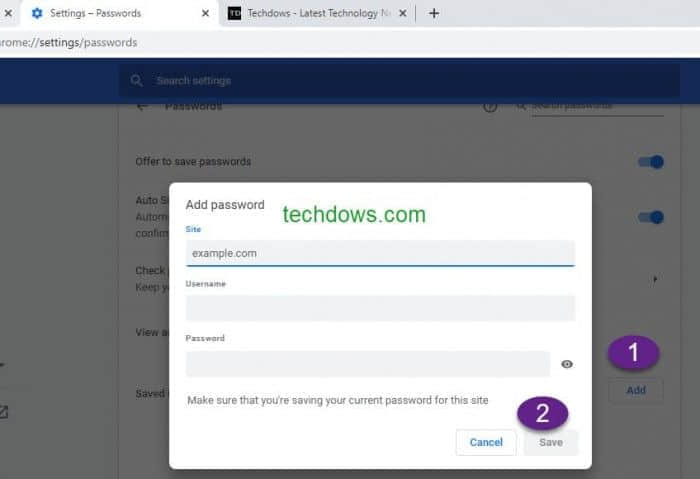 Google Chrome新改进：使手动保存网站密码变得更加容易