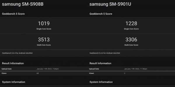 三星Galaxy S22参数曝光：仍有Exynos 2200处理器版本