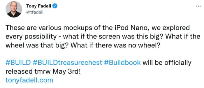 苹果十多年前就曾考虑过推出无边框iPod nano显示屏