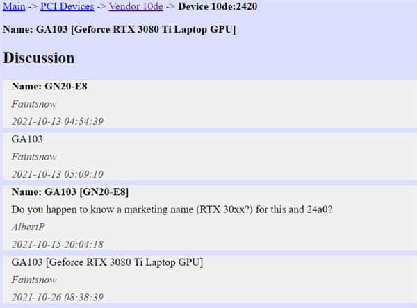NVIDIA旗舰游戏本显卡首曝：RTX 3080 Ti？