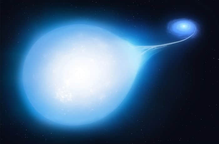 研究：泪滴状恒星正在驱动另一颗恒星以变成超新星