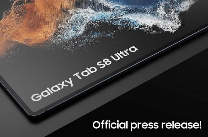 三星Galaxy Tab S8平板电脑官方新闻稿流出