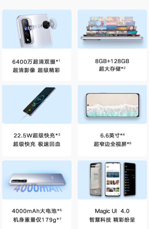 荣耀Play5T Pro预售：居中打孔直面屏来袭