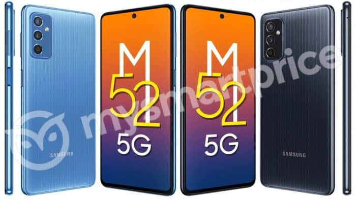 Galaxy M52 5G高清渲染图：6.7�计聊�+6400万主摄