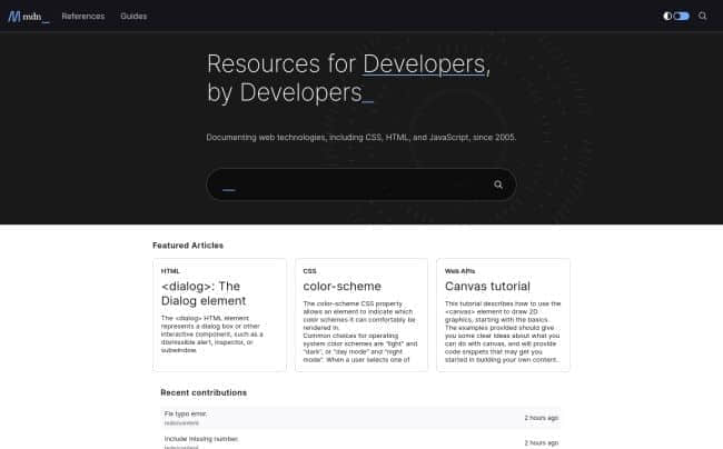 Mozilla推出新版MDN开发者网络