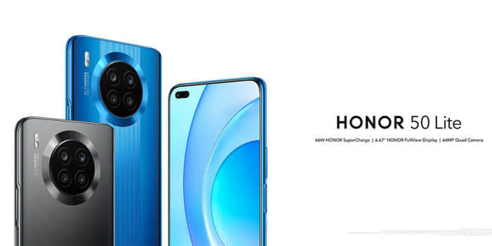 荣耀50/50 Lite海外发布：支持谷歌 GMS，售价529/299欧元起
