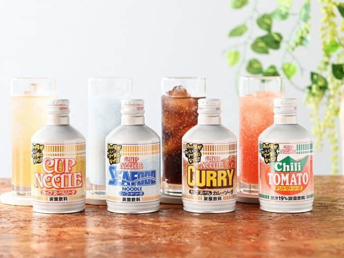 为庆祝杯面推出50周年 日清推四种拉面味的碳酸饮料