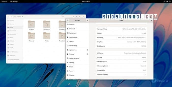 Fedora 35发行版发布：GNOME 41作为默认桌面环境