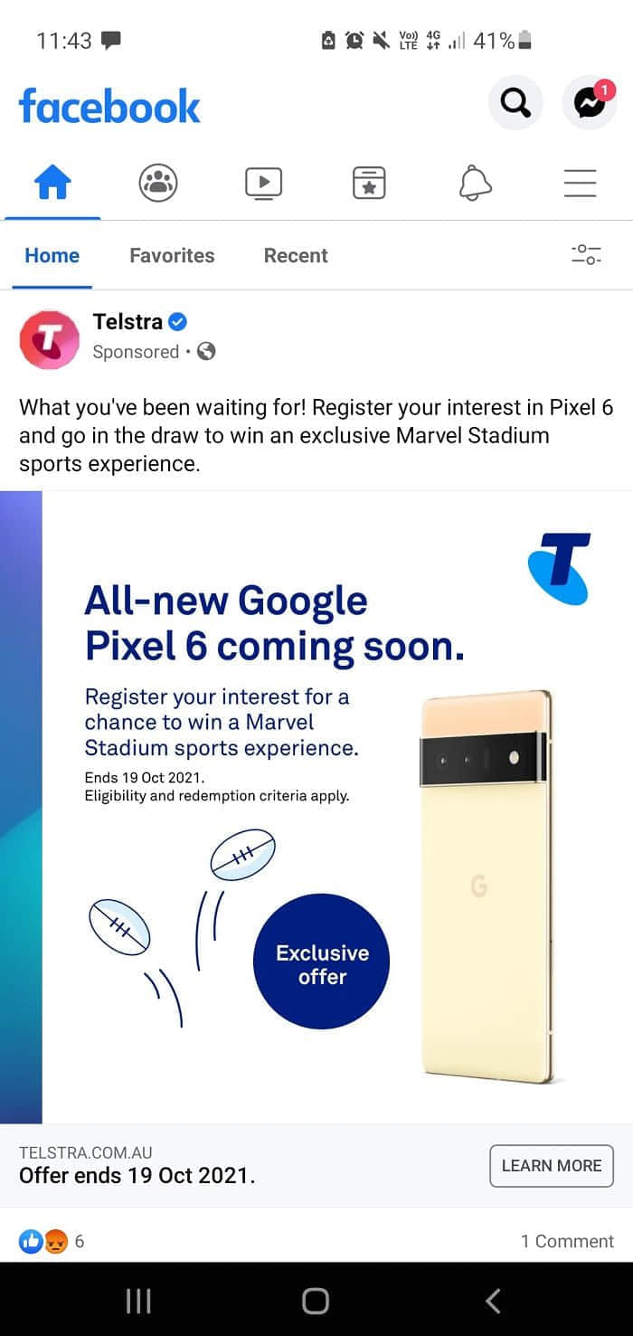 澳大利亚电信证实Pixel 6将于10月19日发布