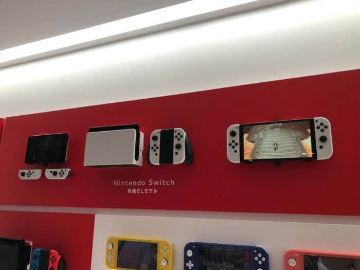 日本多家零售店已展出Switch OLED 下月8日发售