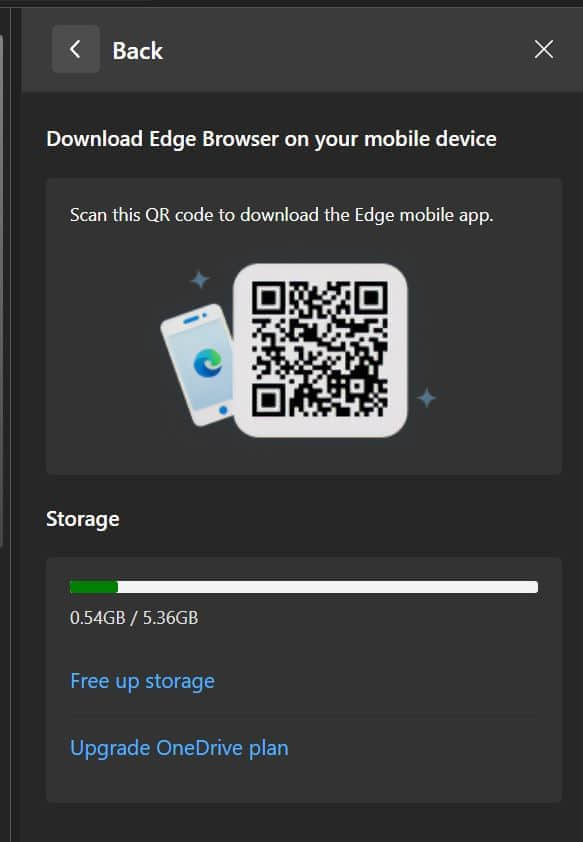 微软向Canary开发通道推送Edge Drop云端分享功能
